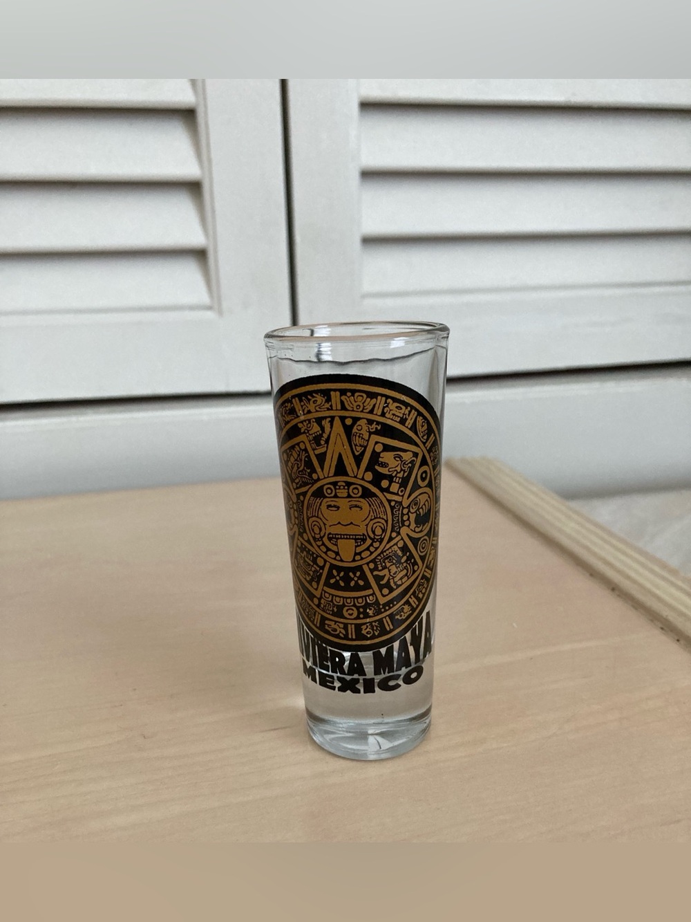Riveria Maya Mexico shot glass